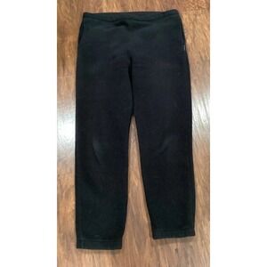 Campmor Polartec Fleece Pants Womens Size Large Black Avalanche Base Layer Ski